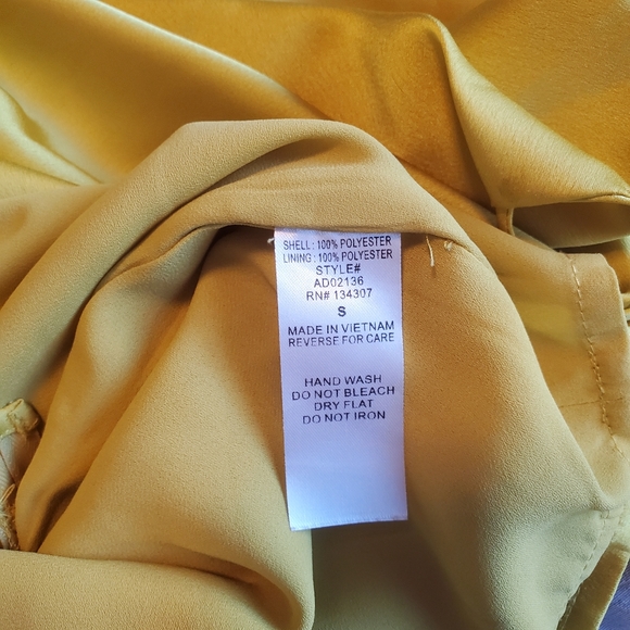 Stelen Chartreuse Cowl Neck Slip Dress - Picture 5 of 6